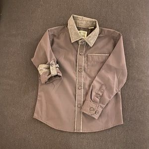 NWOT. BOYS-3T LONG-SLEEVE SHIRT by BETTER UNSAID